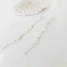 Load image into Gallery viewer, READY TO SHIP Freshwater Pearl Stud Drop Earrings - 925 Sterling Silver FJD$