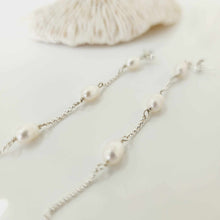 Load image into Gallery viewer, READY TO SHIP Freshwater Pearl Stud Drop Earrings - 925 Sterling Silver FJD$