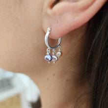 Load image into Gallery viewer, CONTACT US TO RECREATE THIS SOLD OUT STYLE Freshwater Pearl Trio Earrings - 925 Sterling Silver FJD$