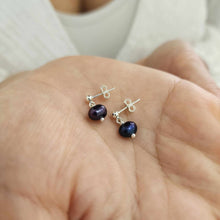 Load image into Gallery viewer, READY TO SHIP Freshwater Pearl Stud Earrings - 925 Sterling Silver FJD$