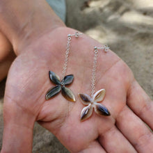 Load image into Gallery viewer, READY TO SHIP Flower Mother of Pearl Stud Earrings - 925 Sterling Silver FJD$