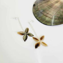 Load image into Gallery viewer, READY TO SHIP Flower Mother of Pearl Stud Earrings - 925 Sterling Silver FJD$