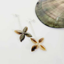 Load image into Gallery viewer, READY TO SHIP Flower Mother of Pearl Stud Earrings - 925 Sterling Silver FJD$
