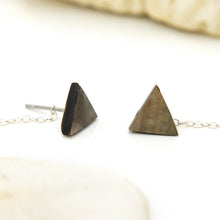 Load image into Gallery viewer, READY TO SHIP Mother of Pearl & Fiji Keshi Pearl Earrings -925 Sterling Silver FJD$