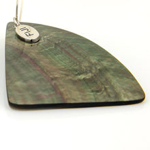 Load image into Gallery viewer, READY TO SHIP Mother of Pearl Hoop Earrings - 925 Sterling Silver FJD$