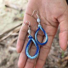 Load image into Gallery viewer, READY TO SHIP Freshwater Pearl Earrings - Nylon & 925 Sterling Silver FJD$