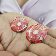 Load image into Gallery viewer, READY TO SHIP Sea Urchin Resin Earrings - 925 Sterling Silver FJD$