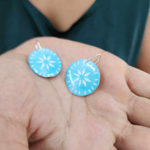 Load image into Gallery viewer, READY TO SHIP Mini Pasifika Resin Earrings - 925 Sterling Silver FJD$