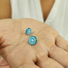 Load image into Gallery viewer, READY TO SHIP Sea Urchin Stud Earrings - 925 Sterling Silver FJD$