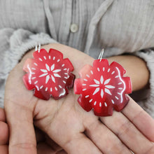 Load image into Gallery viewer, READY TO SHIP Pasifika Resin Earrings - 925 Sterling Silver FJD$