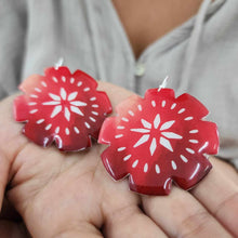 Load image into Gallery viewer, READY TO SHIP Pasifika Resin Earrings - 925 Sterling Silver FJD$