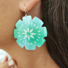 Load image into Gallery viewer, READY TO SHIP Pasifika Resin Earrings - 925 Sterling Silver FJD$