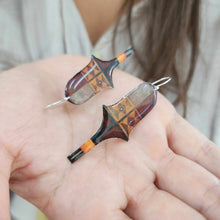 Load image into Gallery viewer, READY TO SHIP Culacula War Club Resin Earrings - 925 Sterling Silver FJD$