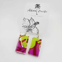Load image into Gallery viewer, READY TO SHIP Pasifika Resin Earrings - 925 Sterling Silver FJD$