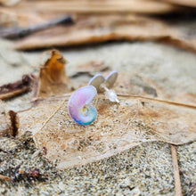 Load image into Gallery viewer, READY TO SHIP Nautilus Shell Stud Earrings - 925 Sterling Silver FJD$