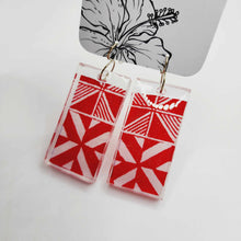 Load image into Gallery viewer, READY TO SHIP Pasifika Resin Earrings - 925 Sterling Silver FJD$