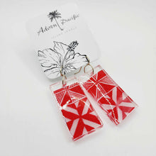 Load image into Gallery viewer, READY TO SHIP Pasifika Resin Earrings - 925 Sterling Silver FJD$