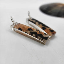 Load image into Gallery viewer, READY TO SHIP Pasifika Tapa Resin Earrings - 925 Sterling Silver FJD$