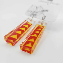 Load image into Gallery viewer, READY TO SHIP Pasifika Resin Earrings - 925 Sterling Silver FJD$