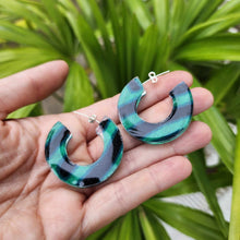 Load image into Gallery viewer, READY TO SHIP Pasifika Resin Earrings - 925 Sterling Silver FJD$