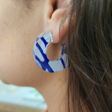 Load image into Gallery viewer, READY TO SHIP Pasifika Resin Earrings - 925 Sterling Silver FJD$