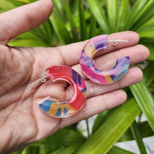 Load image into Gallery viewer, READY TO SHIP Pasifika Resin Earrings - 925 Sterling Silver FJD$