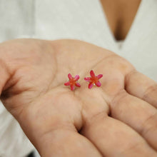Load image into Gallery viewer, READY TO SHIP Frangipani Flower Stud Earrings - 925 Sterling Silver FJD$