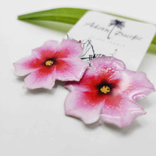 Load image into Gallery viewer, READY TO SHIP Hibiscus Flower Earrings - 925 Sterling Silver FJD$