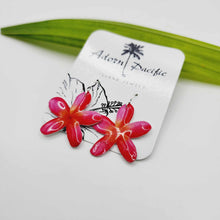 Load image into Gallery viewer, READY TO SHIP Frangipani Flower Earrings - 925 Sterling Silver FJD$