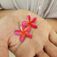 Load image into Gallery viewer, READY TO SHIP Frangipani Flower Earrings - 925 Sterling Silver FJD$