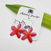Load image into Gallery viewer, READY TO SHIP Frangipani Flower Earrings - 925 Sterling Silver FJD$