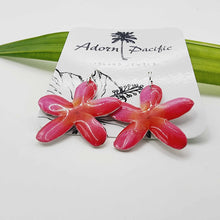 Load image into Gallery viewer, READY TO SHIP Frangipani Flower Earrings - 925 Sterling Silver FJD$