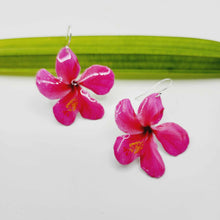 Load image into Gallery viewer, READY TO SHIP Hibiscus Flower Earrings - 925 Sterling Silver FJD$