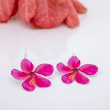 Load image into Gallery viewer, READY TO SHIP Hibiscus Flower Earrings - 925 Sterling Silver FJD$