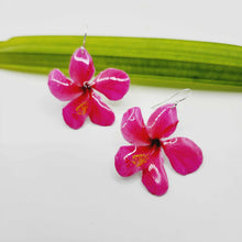 Load image into Gallery viewer, READY TO SHIP Hibiscus Flower Earrings - 925 Sterling Silver FJD$