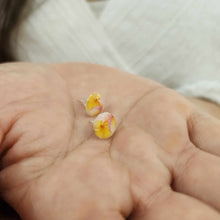 Load image into Gallery viewer, READY TO SHIP Frangipani Flower Stud Earrings - 925 Sterling Silver FJD$