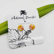Load image into Gallery viewer, READY TO SHIP Frangipani Flower Stud Earrings - 925 Sterling Silver FJD$