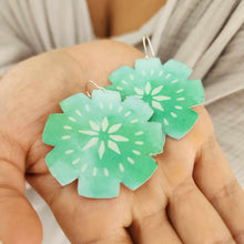 Load image into Gallery viewer, READY TO SHIP Pasifika Resin Earrings - 925 Sterling Silver FJD$