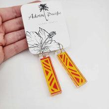 Load image into Gallery viewer, READY TO SHIP Pasifika Resin Earrings - 925 Sterling Silver FJD$