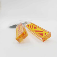Load image into Gallery viewer, READY TO SHIP Pasifika Resin Earrings - 925 Sterling Silver FJD$