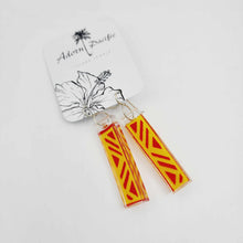 Load image into Gallery viewer, READY TO SHIP Pasifika Resin Earrings - 925 Sterling Silver FJD$