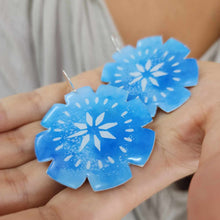 Load image into Gallery viewer, READY TO SHIP Pasifika Resin Earrings - 925 Sterling Silver FJD$