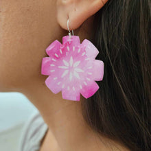 Load image into Gallery viewer, READY TO SHIP Pasifika Resin Earrings - 925 Sterling Silver FJD$