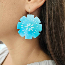 Load image into Gallery viewer, READY TO SHIP Pasifika Resin Earrings - 925 Sterling Silver FJD$
