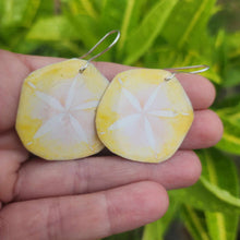 Load image into Gallery viewer, READY TO SHIP Sand Dollar Resin Earrings - 925 Sterling Silver FJD$
