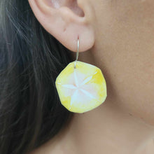 Load image into Gallery viewer, READY TO SHIP Sand Dollar Resin Earrings - 925 Sterling Silver FJD$
