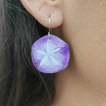 Load image into Gallery viewer, READY TO SHIP Sand Dollar Resin Earrings - 925 Sterling Silver FJD$