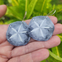 Load image into Gallery viewer, READY TO SHIP Sand Dollar Resin Earrings - 925 Sterling Silver FJD$