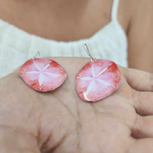 Load image into Gallery viewer, READY TO SHIP Sand Dollar Resin Earrings - 925 Sterling Silver FJD$