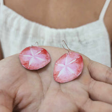 Load image into Gallery viewer, READY TO SHIP Sand Dollar Resin Earrings - 925 Sterling Silver FJD$